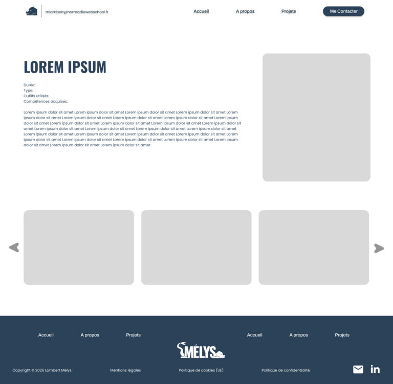 Page projet